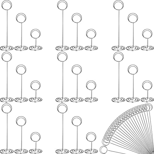 24 Piece Table Number Holders 3 Sizes for Wedding Party