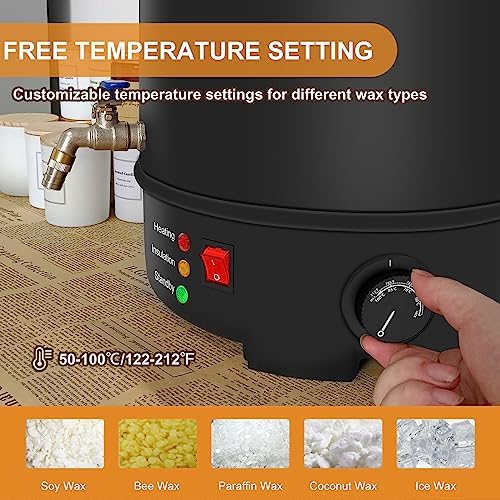 Leerie 10Qts Commercial Wax Melter for Candle Making