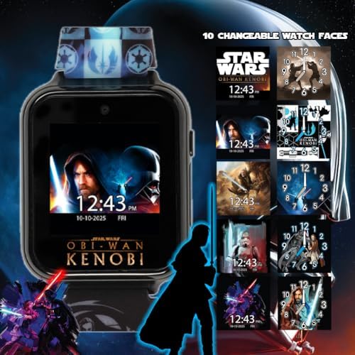 Accutime Star Wars Kids Smartwatch with Obi-Wan Kenobi Design