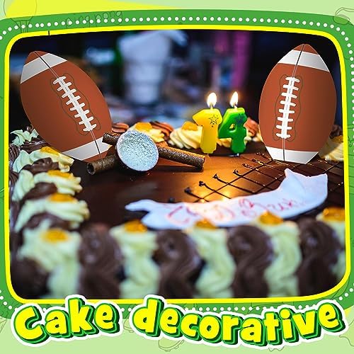 Tenceur 80 Pcs Football Cutouts Wall Decorations with Glue Dots