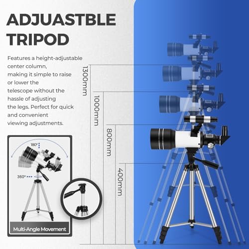 ESAKO Telescope for Kids Beginners 70mm Portable
