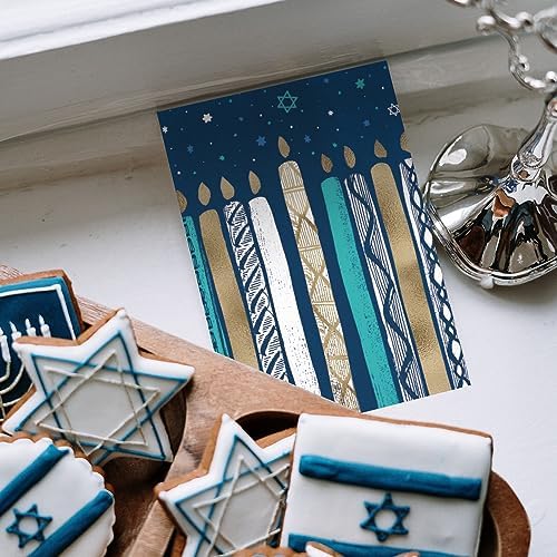 Tree-Free Greetings Hanukkah Card Set 2 Cards Envelopes
