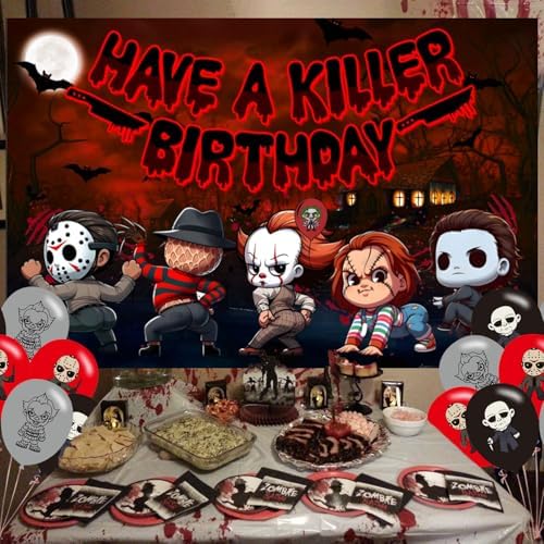 Halloween Horror Party Backdrop 5x3ft