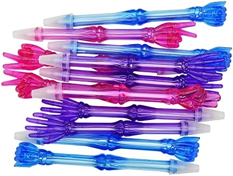 Maydahui 12 Piece Halloween Bone Shaped Ballpoint Pen Set