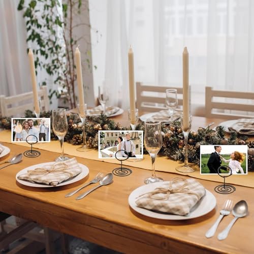 24 Pcs Tall Table Sign Holder for Events