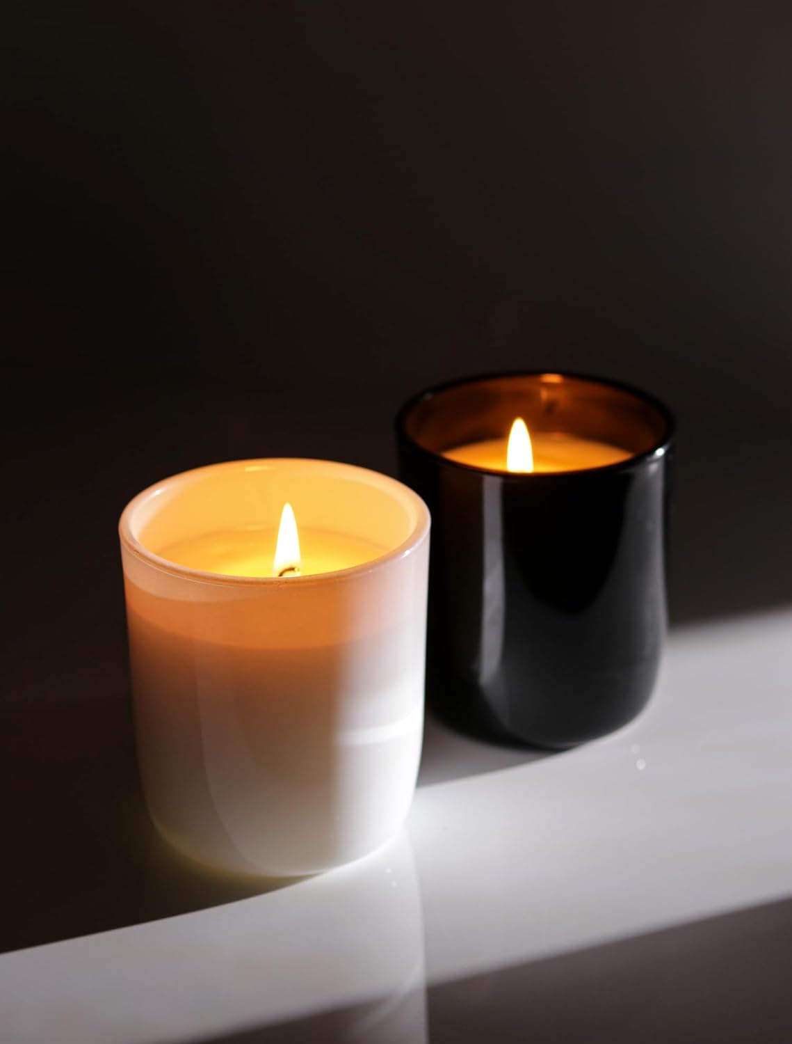 Aroparc 10oz White Candle Jars with Metal Lids - 12 Pack