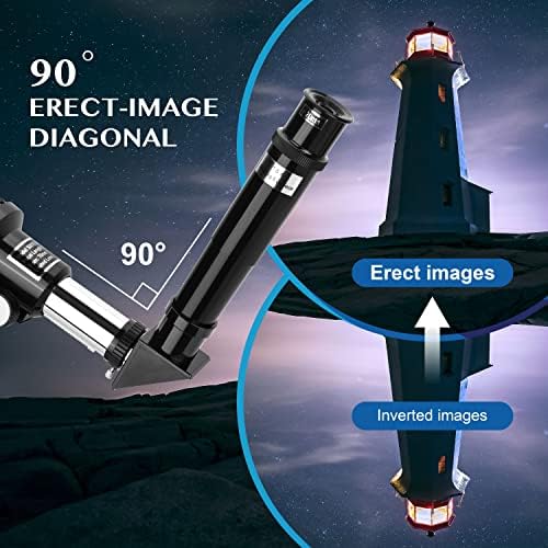 AOMEKIE 70mm Telescope with 300mm Tripod and Smartphone Adapter for Beginners