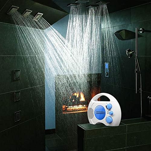 Etiger AM FM Waterproof Hanging Shower Radio