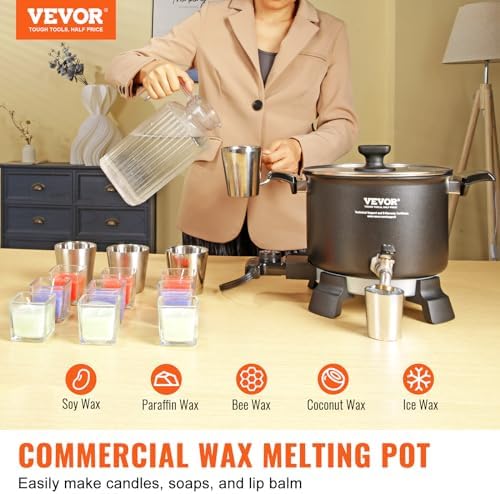 VEVOR 5 Liter Electric Wax Melter for Candle Making