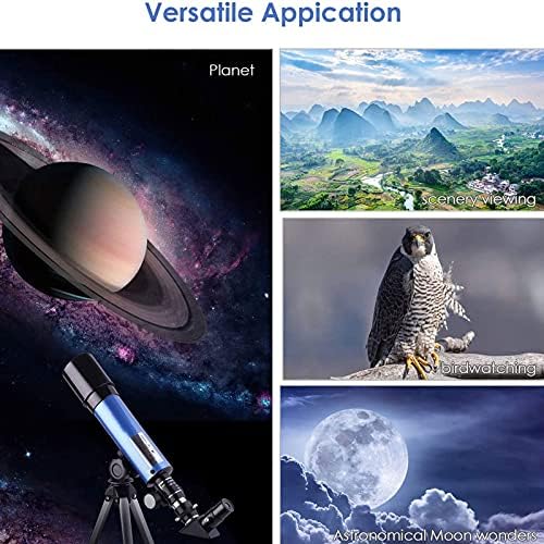 Timisea Kids Telescope with 90x Magnification and 360 Degree Tripod
