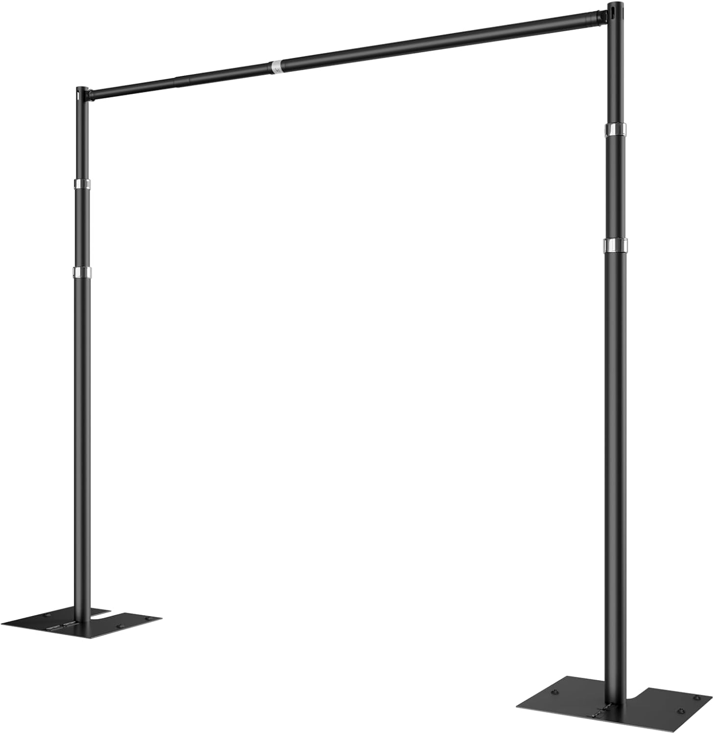 Sturdy Pipe and Drape Backdrop Stand Kit - 10x10ft Black