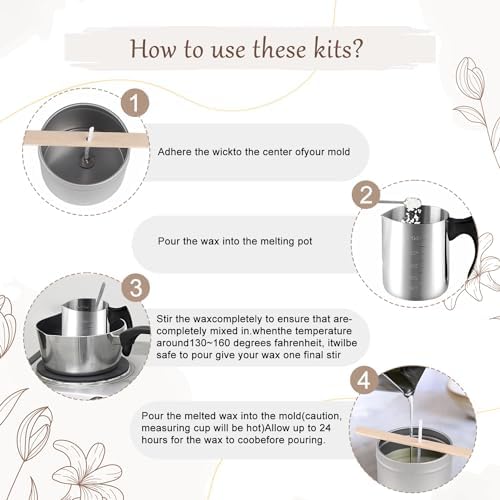 Candle Making Kit for All Ages Soy Wax Supplies