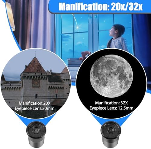 Kids Astronomy Telescope 40mm Refractor with Finder Scope and Tripod