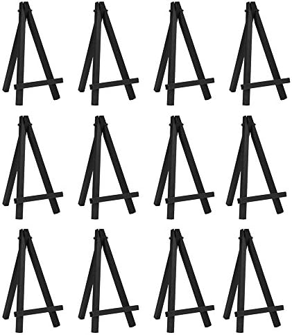 Eboot 12 Pack 625 Inch Wood Easels for Painting and Art