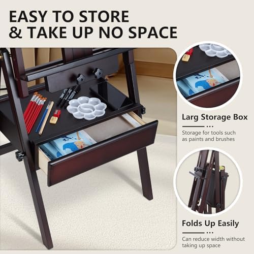Yokugo H-Frame Easel for Painting and Art
