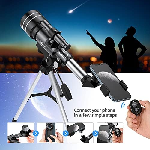 Beginner Telescope for Adults and Kids 70mm Aperture
