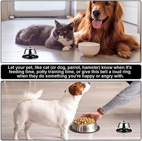 QTLCOHD 12 Pack Call Bell 335 Inch Diameter Metal Anti-Rust
