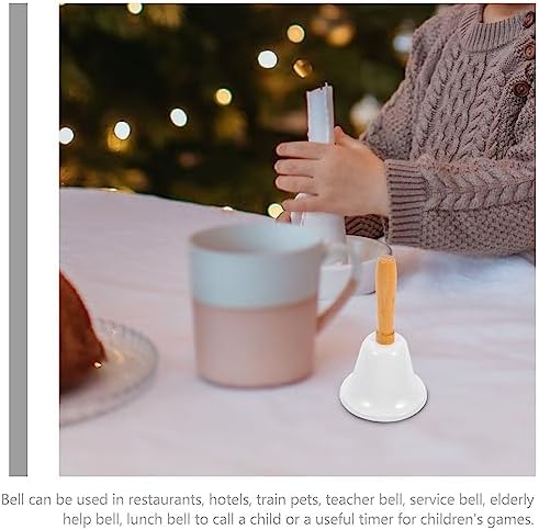 LOGOFUN 2Pcs Hand Bell for Drink Service Restaurant Decor