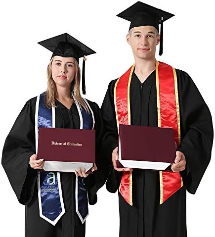 Graduation Mall 85x11 Inch Diploma Cover Certificate Holder Maroon 1 Pack