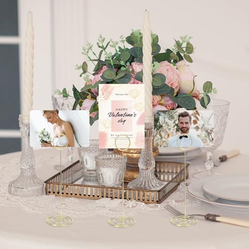 20 Pack Gold Table Number Holders 886 Inch Tall
