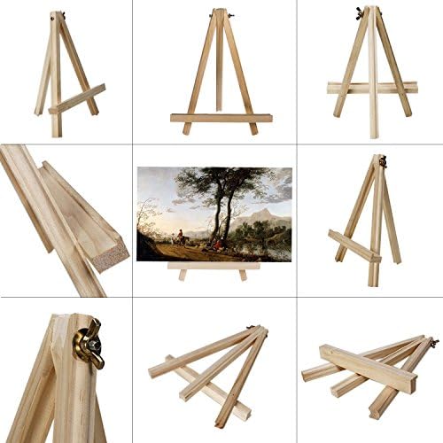 AUVOTTOKA 9 Inch Portable Wood Easel Tabletop Display
