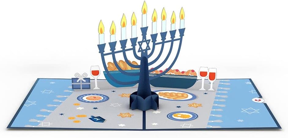 Lovepop Hanukkah Pop-Up Card 5x7 Inches