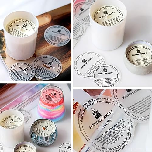 Honbay 100PCS Paper Candle Dust Protectors with Pull Tabs 55mm