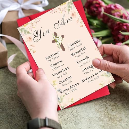 ZZP Baptism Card for Girl Confirmation Communion Gift