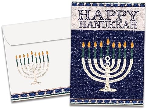 Tree-Free Greetings Hanukkah Greeting Card 10 Pack