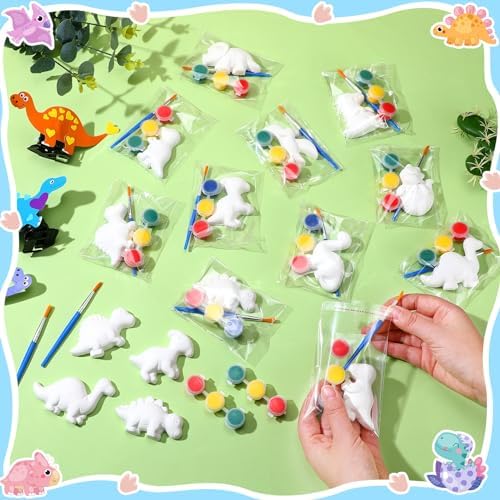 Simgoing 20 Piece Dinosaur DIY Painting Kit