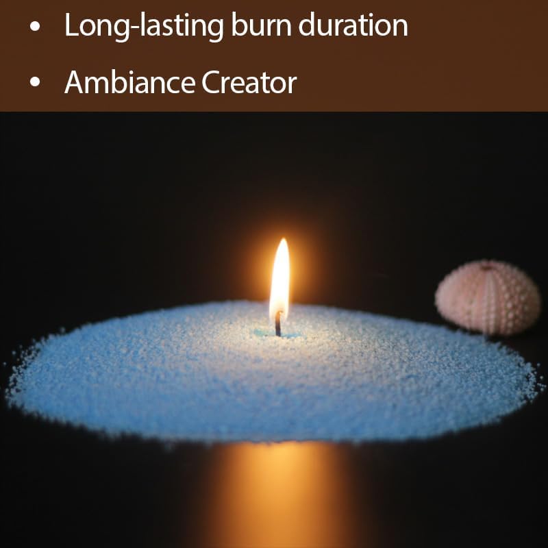 Pearled Candle Sand 18 Oz Wooden Dough Bowl Kit