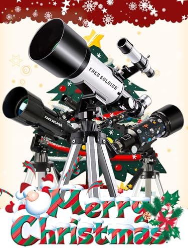 Free Soldier 70mm Aperture Astronomy Telescope with Remote and Tripod