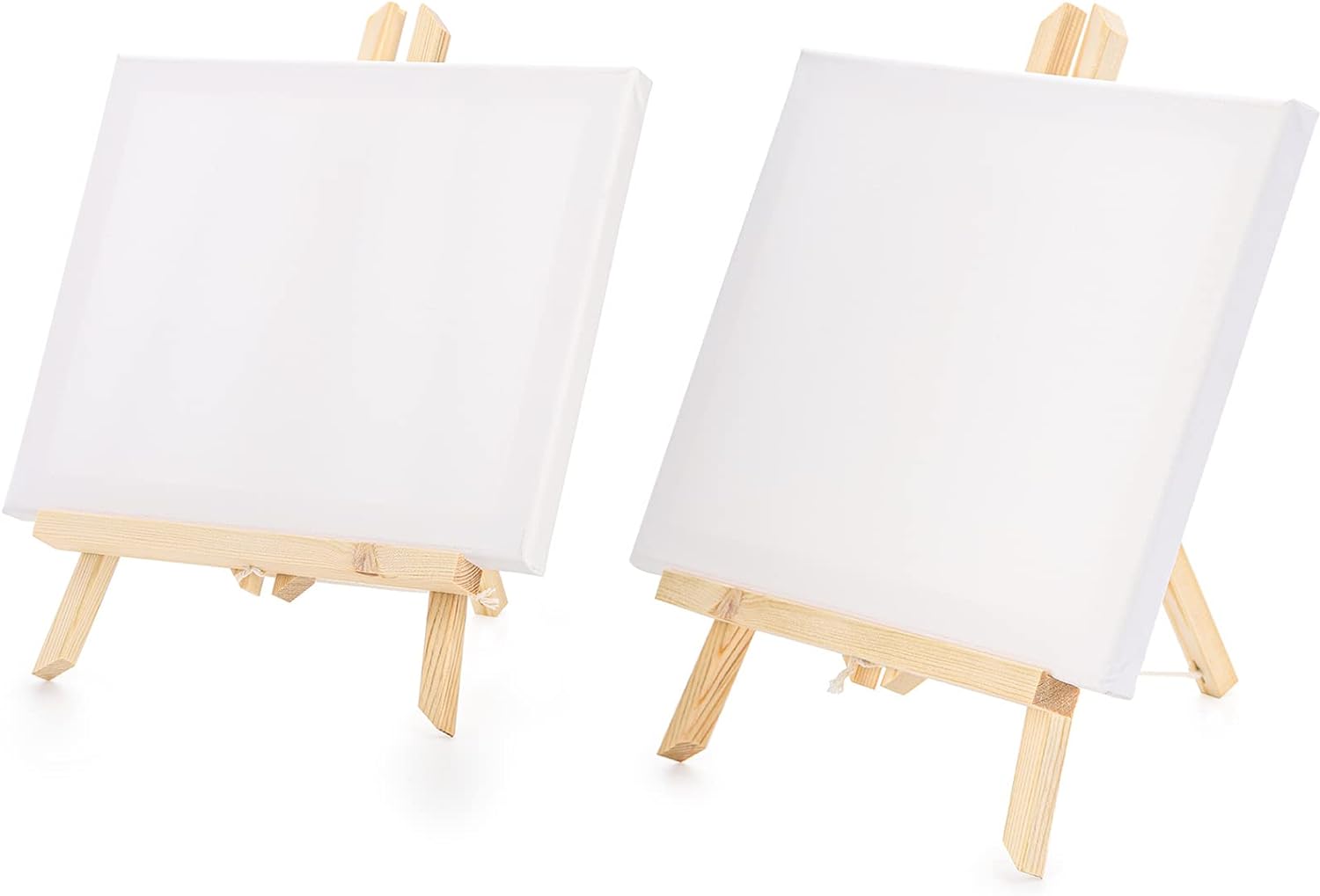 Tosnail 6 Pack 8x10 Inch Canvas and Easel Set