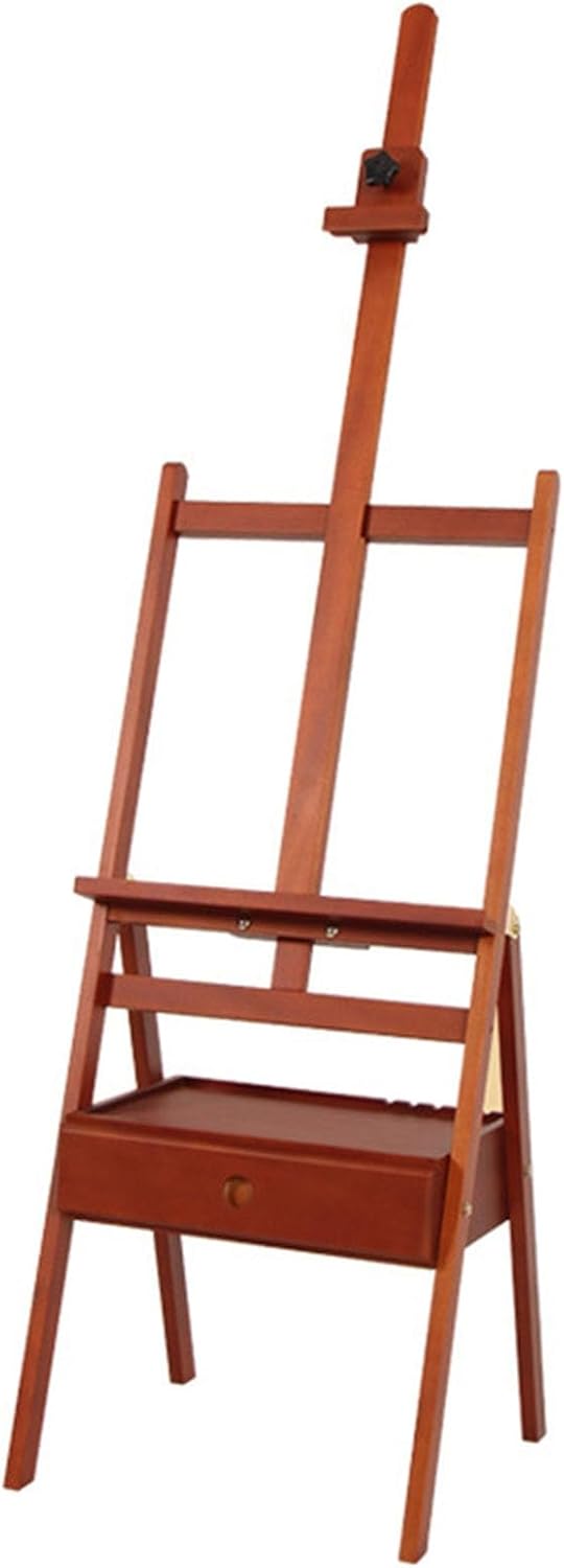 EliteBloom Artist Easel with Drawer Red 435x43x150cm