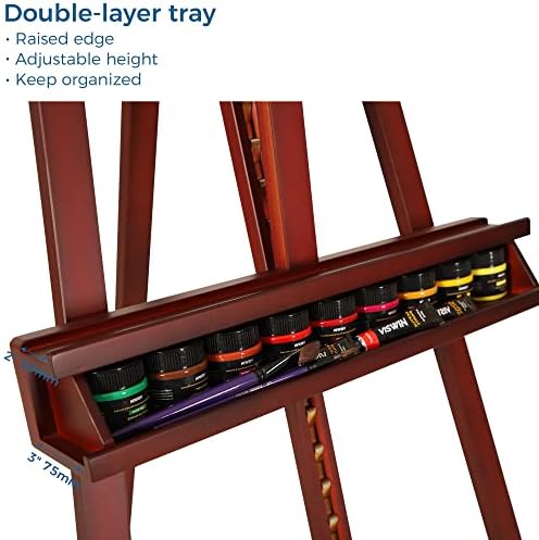 VISWIN Adjustable Inclinable A-Frame Easel Stand for Painting and Display
