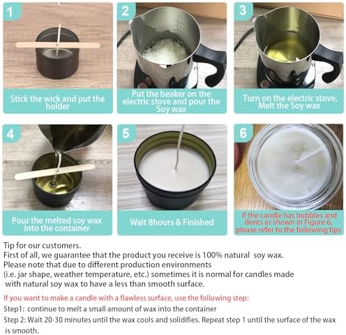 Haccah Soy Wax Candle Making Kit with Melter