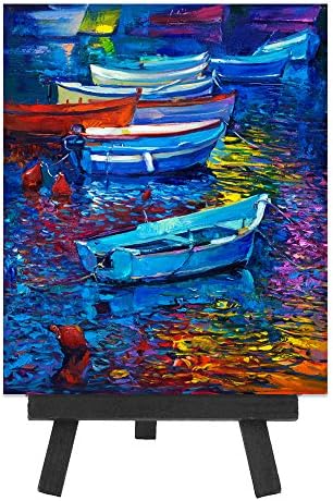 Eboot 12 Pack 625 Inch Wood Easels for Painting and Art