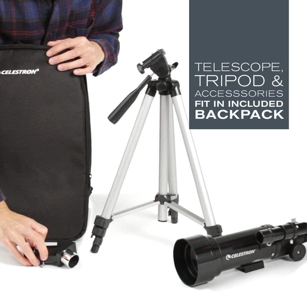 Celestron Travel Scope 70 Portable Refractor Telescope