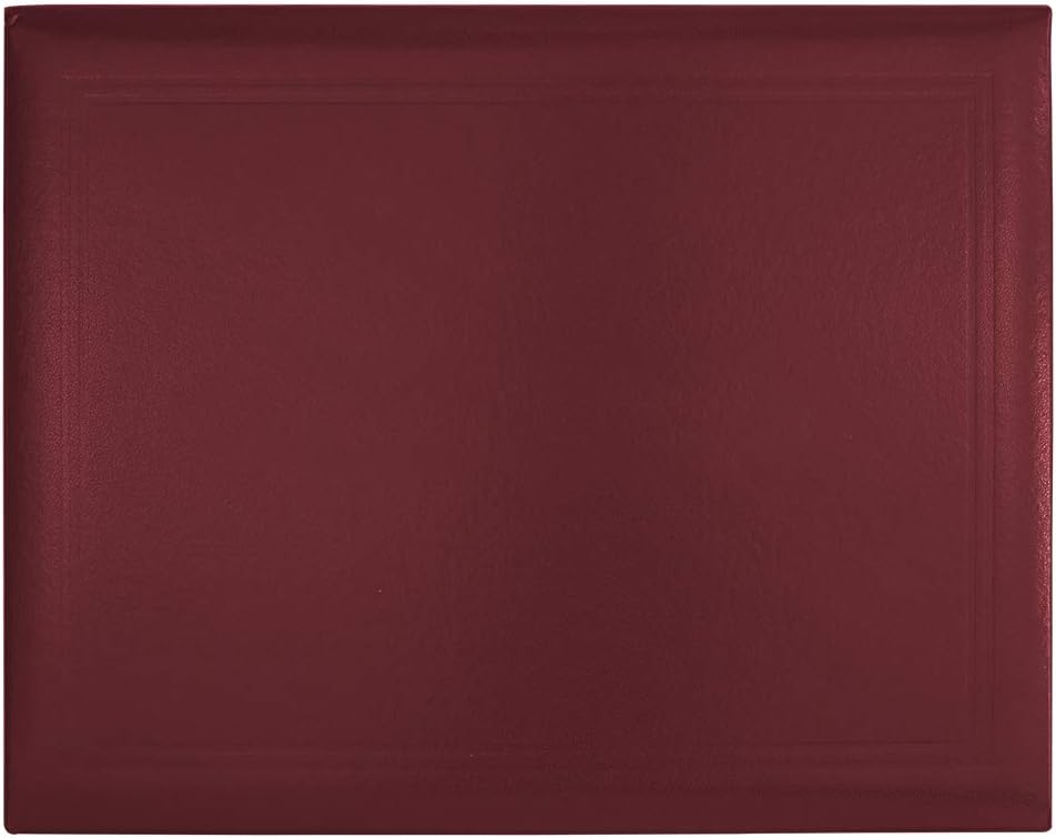 Graduation Mall 85x11 Inch Diploma Cover Certificate Holder Maroon 1 Pack