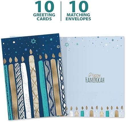 Tree-Free Greetings Hanukkah Card Set 2 Cards Envelopes