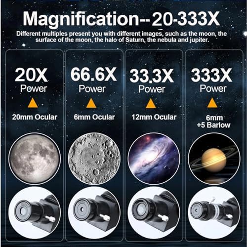 HD 400mm Telescope for Adults - Moon and Star Viewing