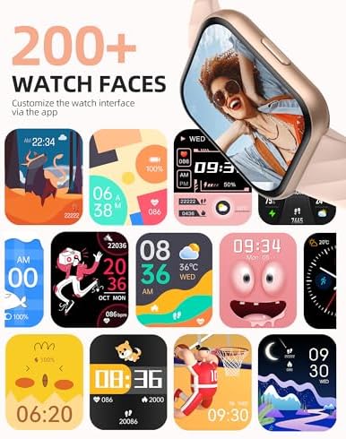 Parsonver Smart Watch Rose Gold 5ATM Waterproof