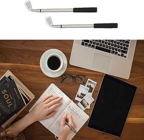 12pcs Mini Golf Club Pens with Black Gel Ink