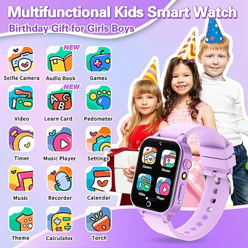 Vakzovy Kids Smart Watch with HD Camera and 26 Games