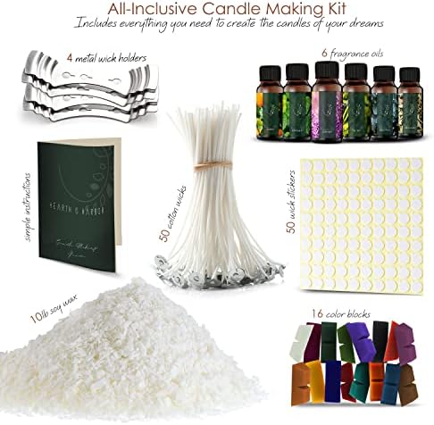 Hearth Harbor Soy Candle Wax Flakes Kit 10 lb