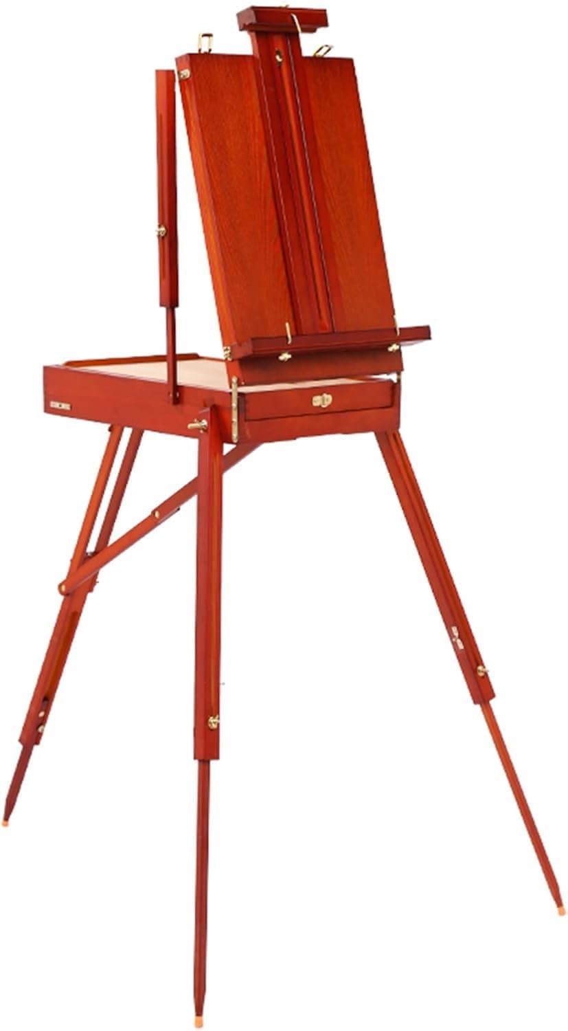 190cm Tall Wooden Easel Stand with Storage Drawer
