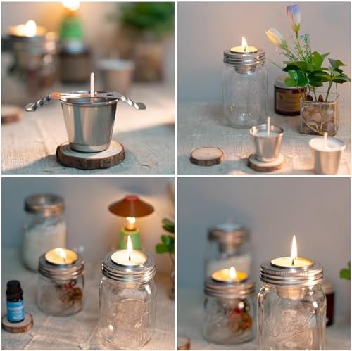 Aikeve Candle Making Kit with Jars Wicks and Accessories