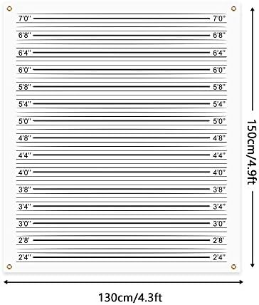 Blulu Mugshot Backdrop 49 x 43 ft Photo Booth Banner