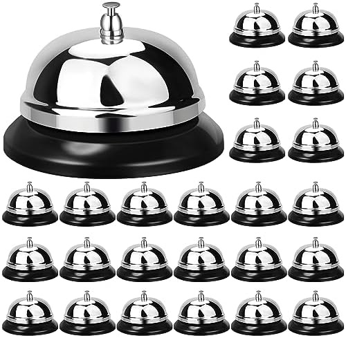 Yexiya 6 Pack 335 Inch Call Bell with Metal Construction