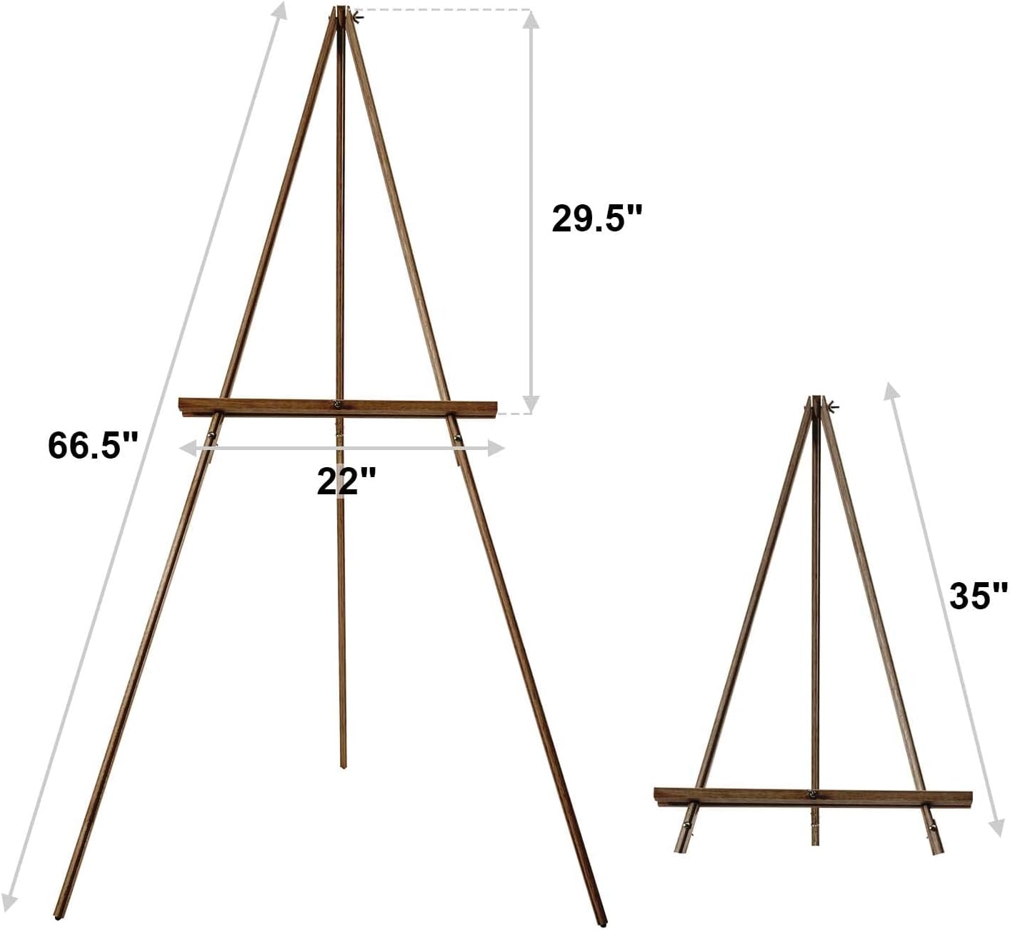 Falling in Art 65 inch A-Frame Easel Stand
